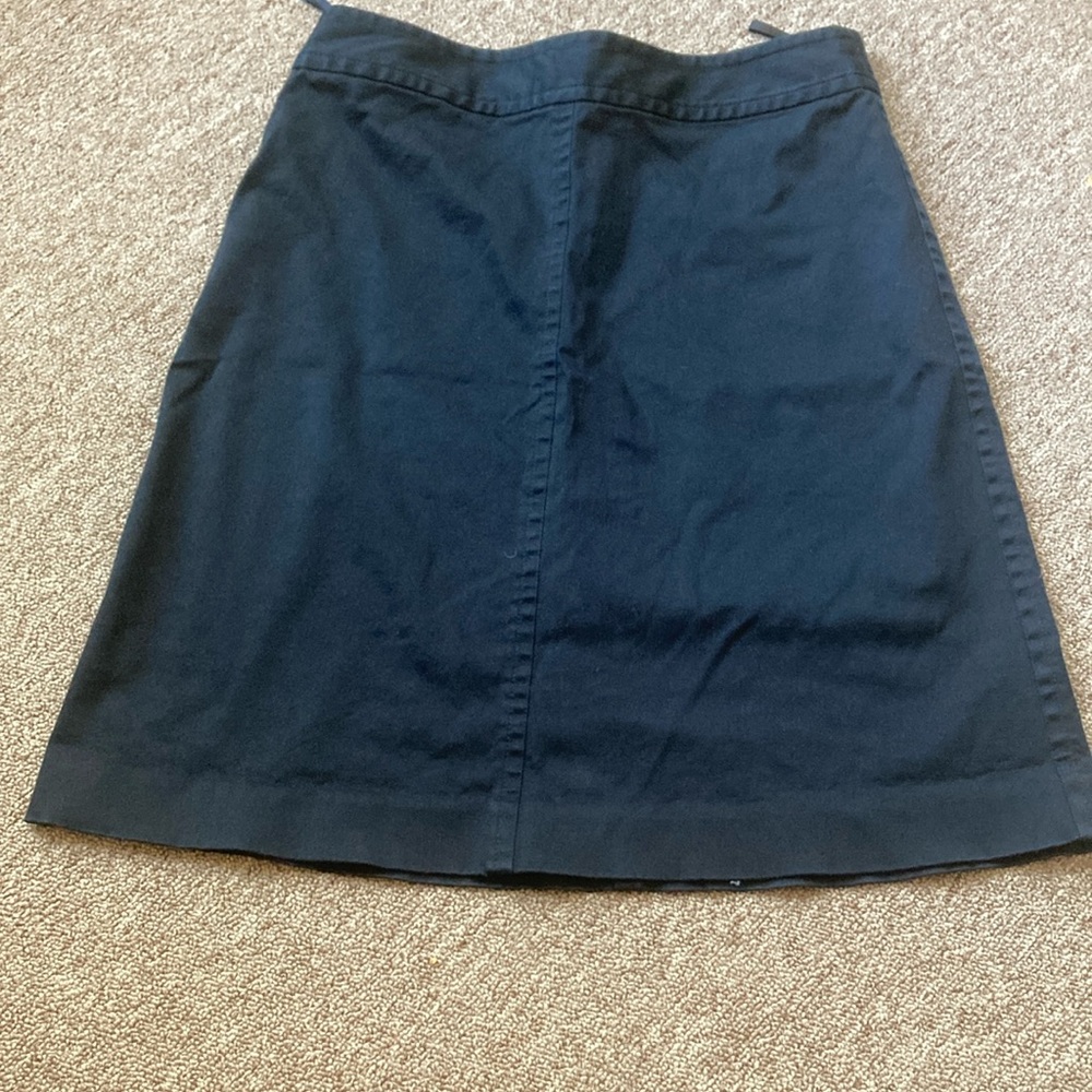 Banana Republic Black A-Line Knee-Length Skirt